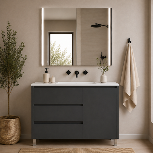 "OFERTA" Pack mueble VOLUM + Espejo Led Megan con lavabo