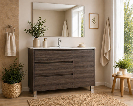 Mueble de baño con VOLUM con 3 cajones y puerta y lavabo